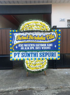 Papan Bunga Duka di Jambi Selatan